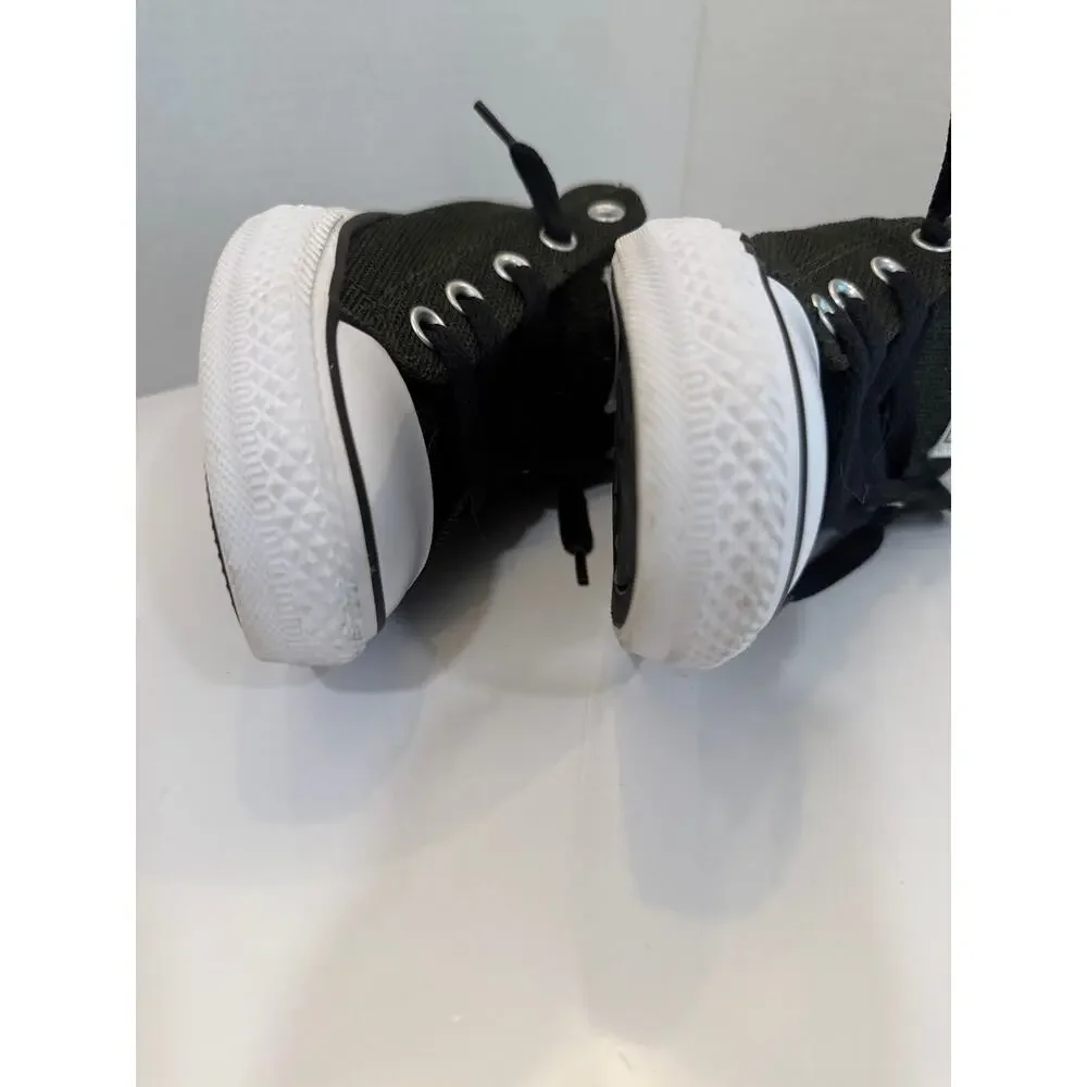 Olive Green Converse All Star Mesh High Top Sneakers Kids Youth Shoes